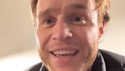 Olly Murs is separated from his newborn baby girl Madison and wife Amelia Tank just hours after confirming birth as he heads to Leeds to perform with Take That: 'It was so ...