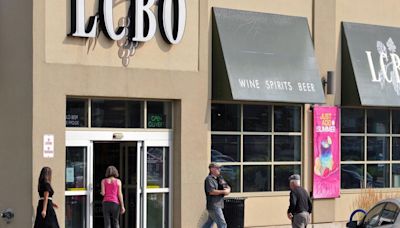 Customers arrive early at busy Kitchener LCBO store