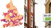 Rent prices surges in England and Wales mapped - check costs in your area now