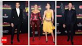 ... channel their inner Deadpool and Wolverine as they join Ryan Reynolds and Hugh Jackman for New York Premiere - Pics Inside | - Times of India