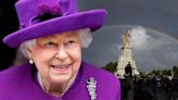 Rainbow Shines Over Palace of Westminster Eve of Queen Elizabeth II's Funeral