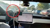 As Tesla Driver Boasts to Passenger How Awesome Full Self-Driving Is, Car Suddenly Swerves Into Oncoming Traffic