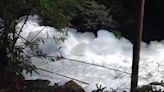 Watch: Sulfonic acid spill covers Brazil river in thick white foam