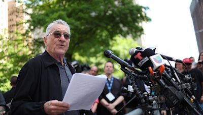 Robert De Niro’s Invite To NAB Event Rescinded After Speech Outside Trump Trial