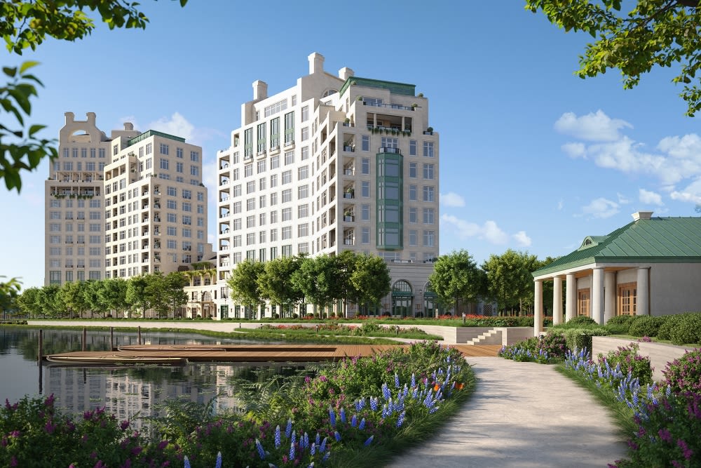 Luxury apartments under construction in The Woodlands defy regional trends