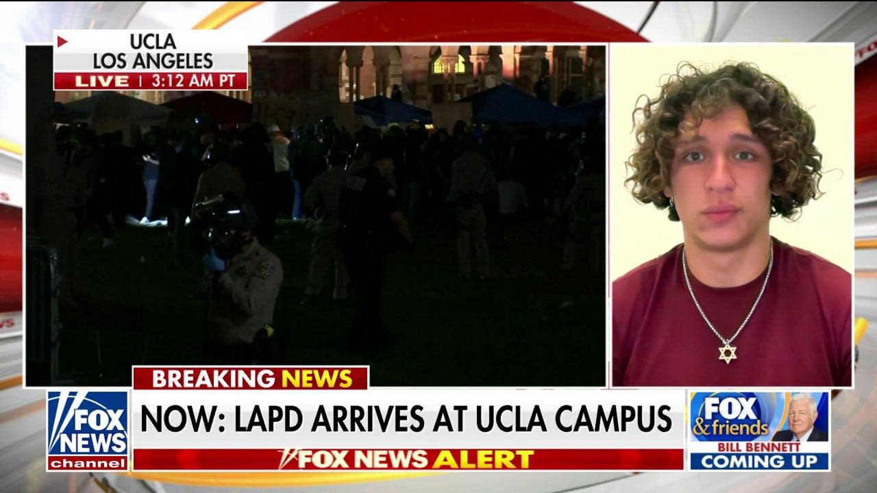 UCLA student says many campus counter-protesters were locals, not students: 'Jews in LA have had enough'