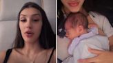 Bia Miranda é criticada por não deixar filho recém-nascido dormir: "Me afetando"