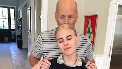 La hija de Bruce Willis compartió emotivas fotografías con el actor: “Quiero mucho a este muchacho”