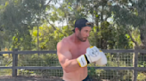A Shirtless Chris Hemsworth Pulls No Punches in Birthday Boxing Workout Video