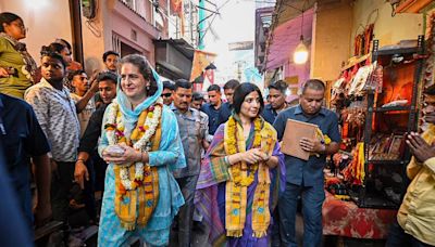 Priyanka, Dimple roadshow and Yogi rally raise political heat in Varanasi