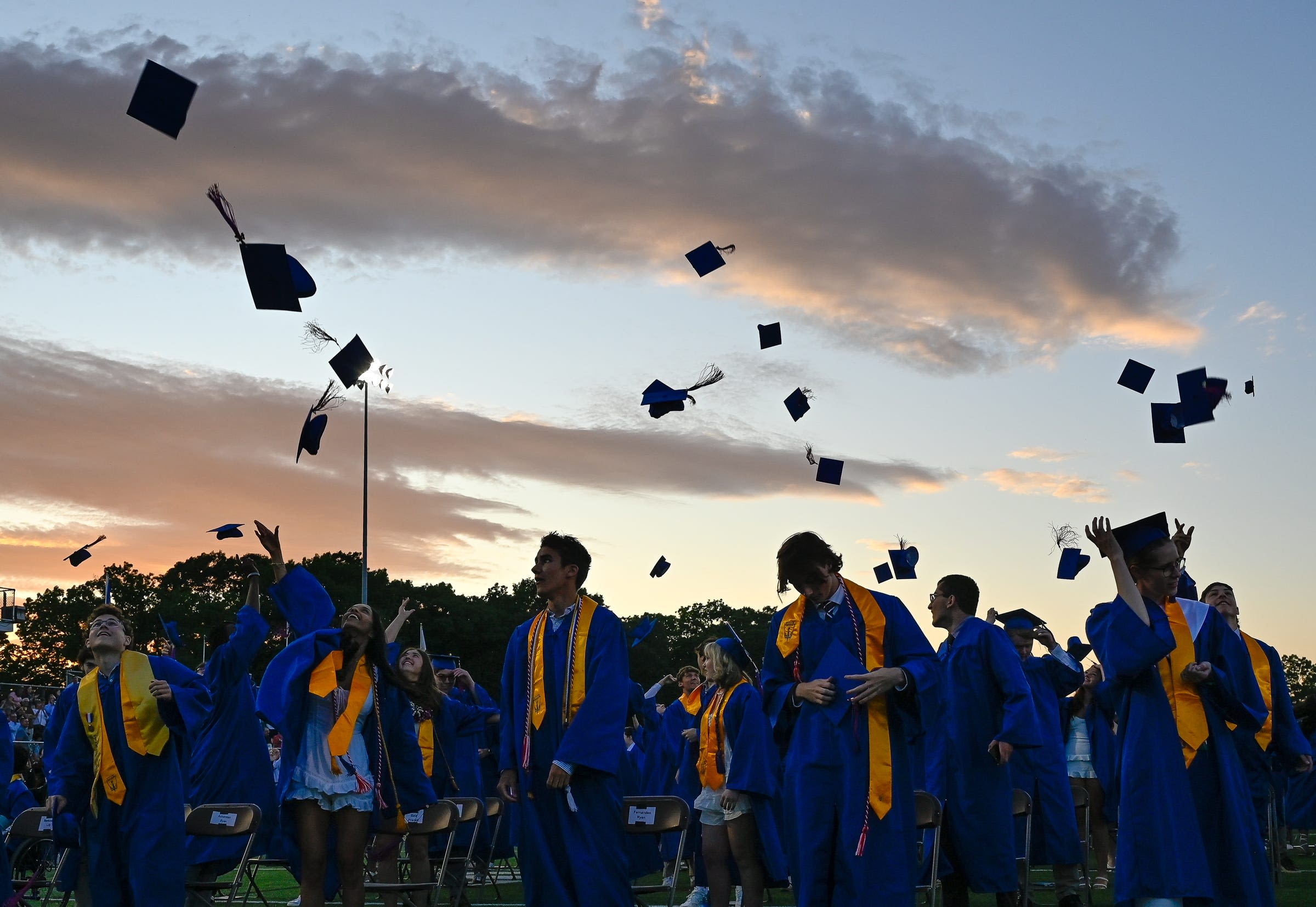 Natick High School's 380 members of the Class of '24 embrace the courage to change