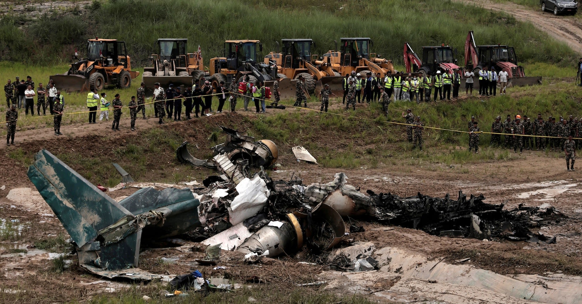 Plane crash at Nepal's Kathmandu airport kills 18