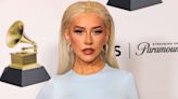 Christina Aguilera Wears Second-Skin Icy Blue Gown at 2024 Grammys