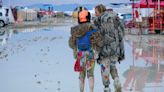 Don't hike out of Burning Man in the mud say some people who have hiked out of Burning Man in the mud