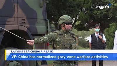 President-Elect Lai Ching-te Visits Taichung Base, Praises Air Force Personnel - TaiwanPlus News