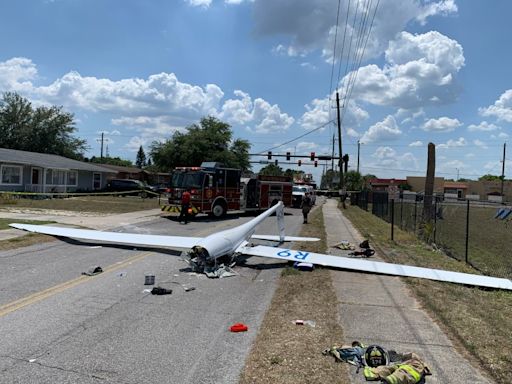 Pilot hospitalized in Winter Haven glider crash, officials say