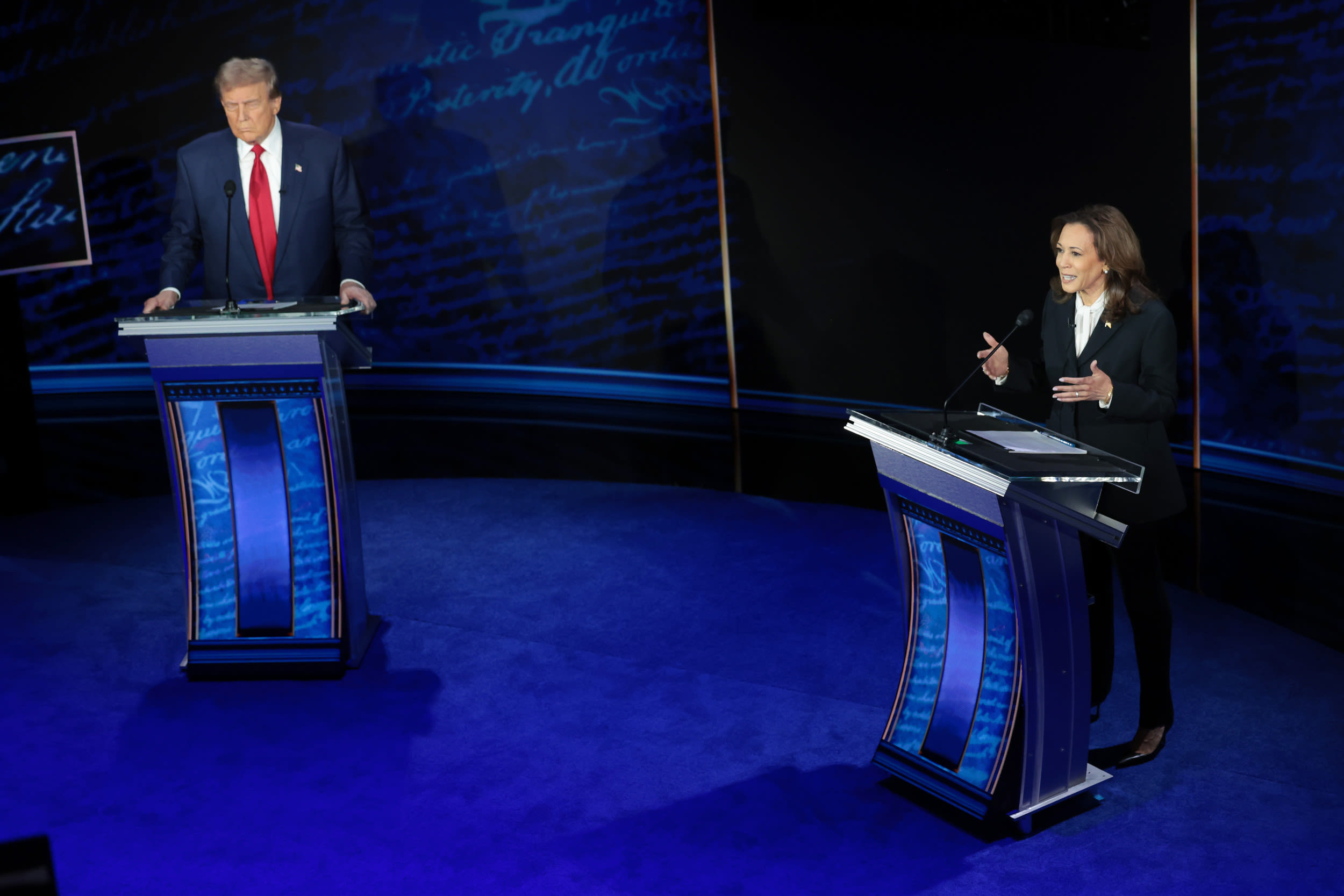 Trump's closing debate statement trounces Harris' remarks in TikTok views