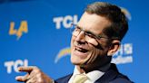 Plaschke: Chargers' Jim Harbaugh goes Hollywood in impressive first impression