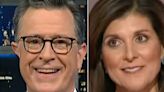 Stephen Colbert Has 3 Brutal Words For Nikki Haley After Humiliating Trump Flip-Flop