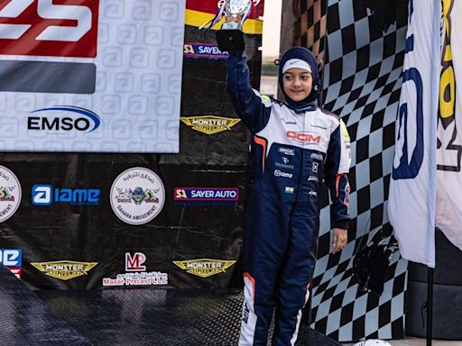 Atiqa Mir: Nine-year-old karting prodigy from Kashmir races to the top with dreams of F1 breakthrough