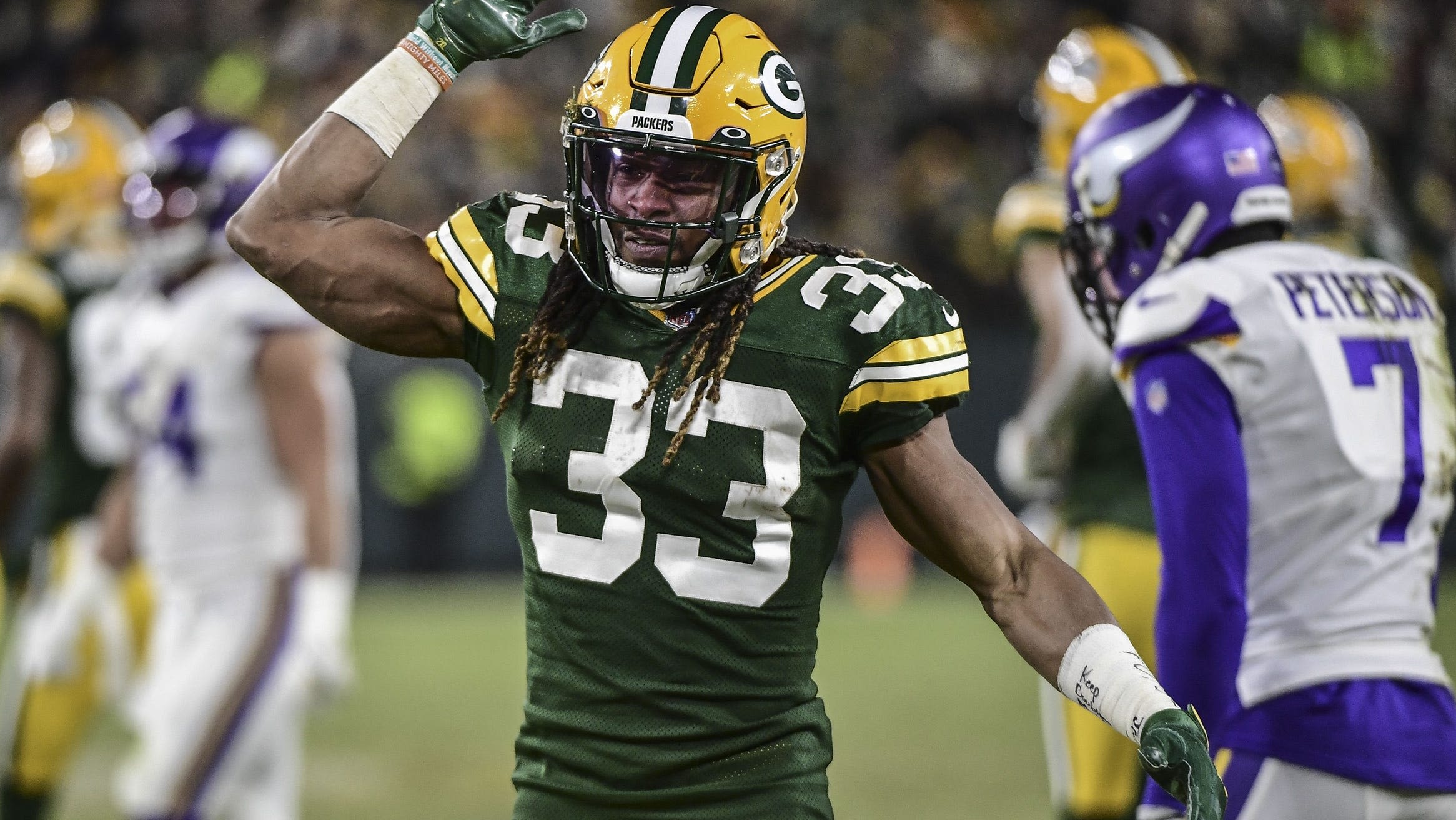 ESPN has Vikings RB Aaron Jones just outside of a top-10 RB ranking