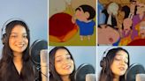 Artiste Rhythm Bhardwaj sings ‘Tauba Tauba’ in Shin Chan’s voice