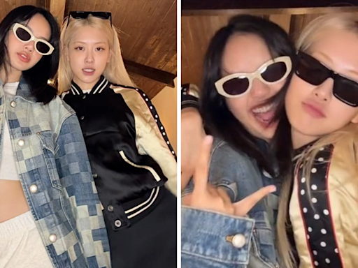 Blackpink's Rosé And Lisa Reunite For ROCKSTAR Dance Challenge At Latter's Beverly Hills Mansion