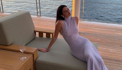 Kendall Jenner Will Leave You Dreaming of Summer in This Clingy Lavender Dress