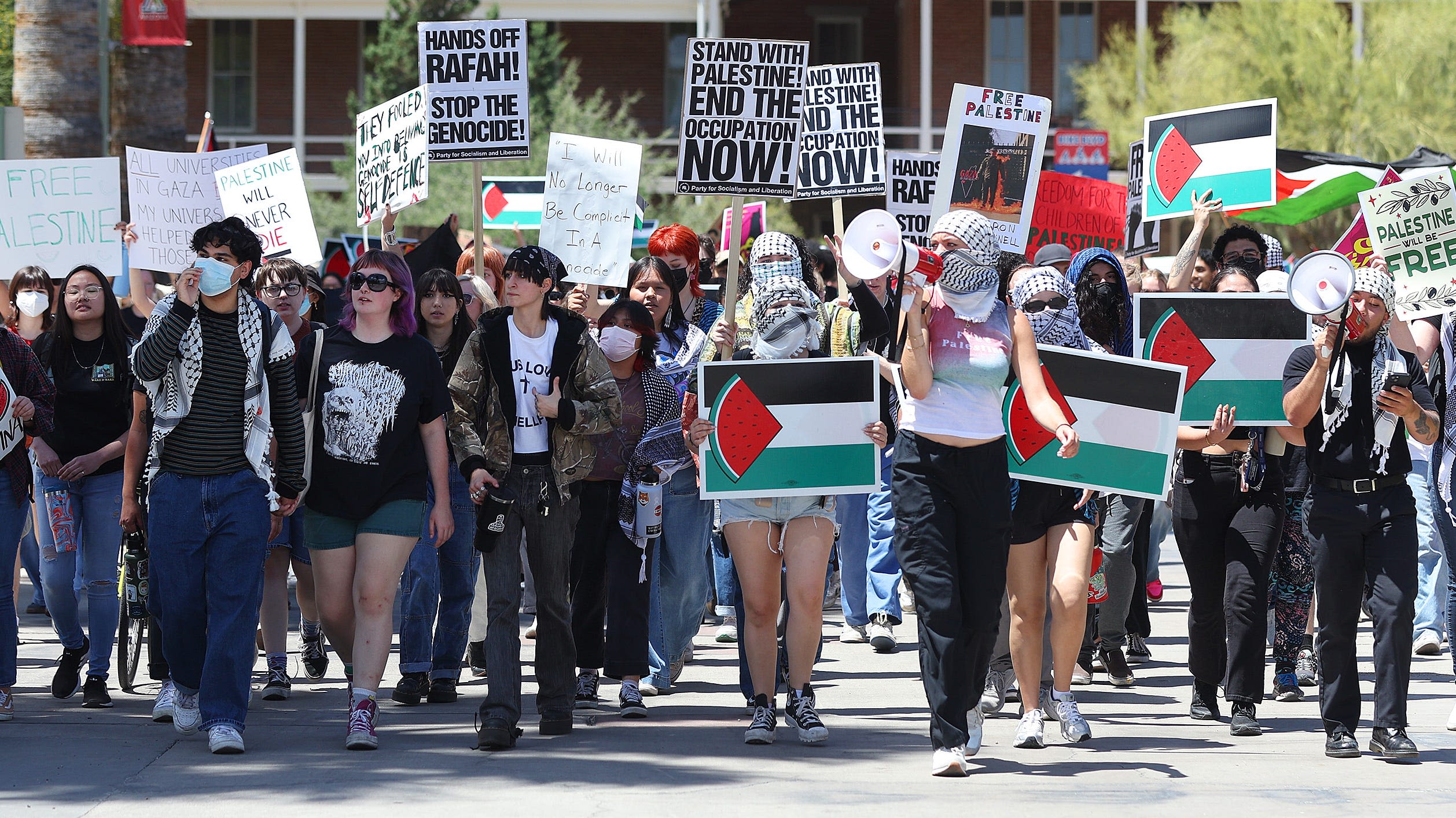 Pro-Palestinian protests across Arizona college campuses