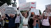 Iowa motorist accused of hitting abortion rights protester