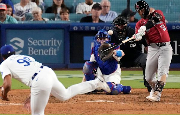 Christian Walker hits 16th and 17th career homers at Dodger Stadium, Diamondbacks rout Dodgers 12-4