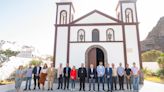 La ermita de Las Nieves preparada para recibir a la Rama de Agaete