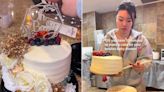 Woman Has 10 Minutes to Transform Store-Bought Cake for Friend's Baby Shower — and Somehow Pulls It Off (Exclusive)