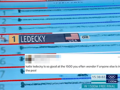 11 Of The Funniest Tweets About Just How Quickly Katie Ledecky Won The 1500M Freestyle Over Her Competitors