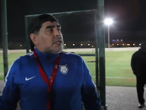 Se ha hecho viral tras el anuncio: lo que le dijo Maradona a Florentino sobre Mbappé en 2017