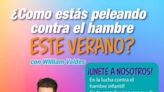 ¡Entrevista! William Valdés lucha este verano contra el hambre infantil