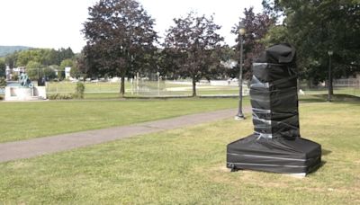 Rod Serling statue installed at Rec Park, unveiling coming soon