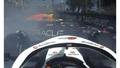 Así fue el terrible impacto de Checo en Mónaco