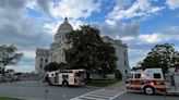 Crews extinguish fire at Arkansas State Capitol