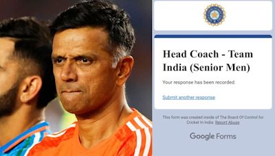 'Who Sends Google Forms?': Cricket Fans Apply For India's Head Coach After BCCI Opens Applications - News18