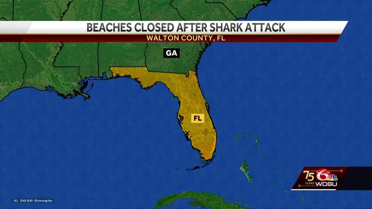 Walton County, FL Sheriff's Office closing beaches after shark attacks