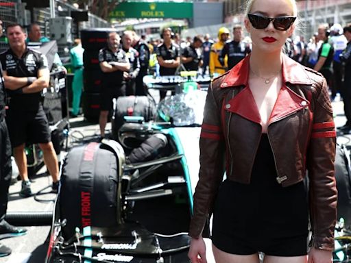 Anya Taylor-Joy fue a apoyar a Lewis Hamilton y revolucionó el Gran Premio de Mónaco