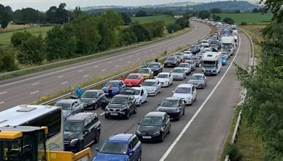 M5 crash leaves three people seriously hurt with motorway closed