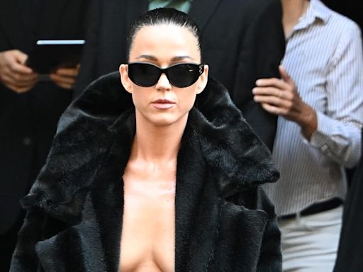 Topless Katy Perry Trying Way Too Hard at Paris Haute Couture Week