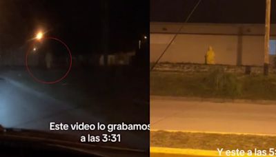 Actividad paranormal: filmaron a un “fantasma” en una calle de Olavarría y del miedo alertaron a la Policía | Por las redes
