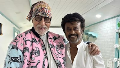 Rajinikanth recalls how Amitabh Bachchan had to sell his home, work 18 hours a day to pay off debt: ‘He went to Yash Chopra’s home wearing monkey cap…’