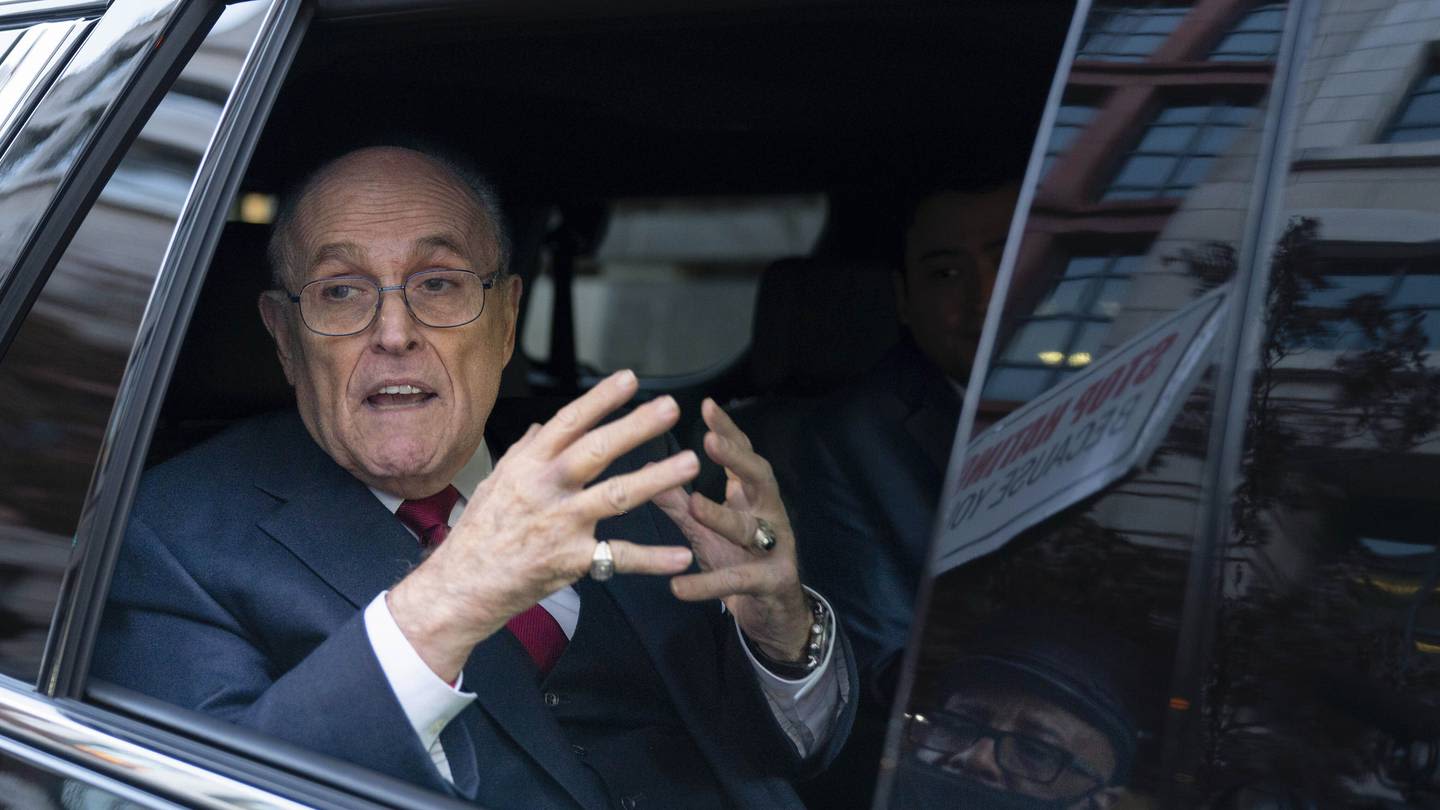 Rudy Giuliani has drained nearly half of his bank account in the last week, reports say