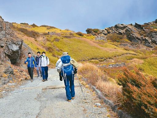 合歡主峰步道施工封閉 山友怨：正值花季