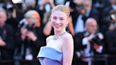 Hunter Schafer Looks Like a Modern Cinderella in This Sculpted Blue Gown