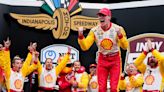 Josef Newgarden uses last-lap pass to win weather-delayed Indianapolis 500 for second consecutive year